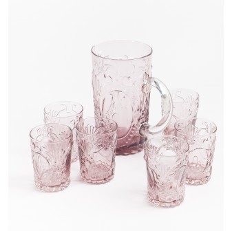 Les Pichets - Verona Glasses and Pitcher Set