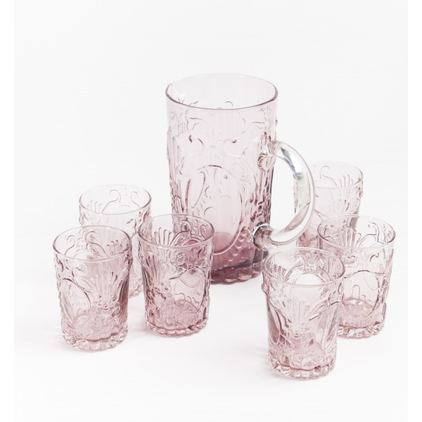 Les Pichets - Verona Glasses and Pitcher Set